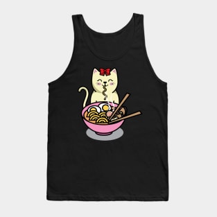 eating cat Tank Top